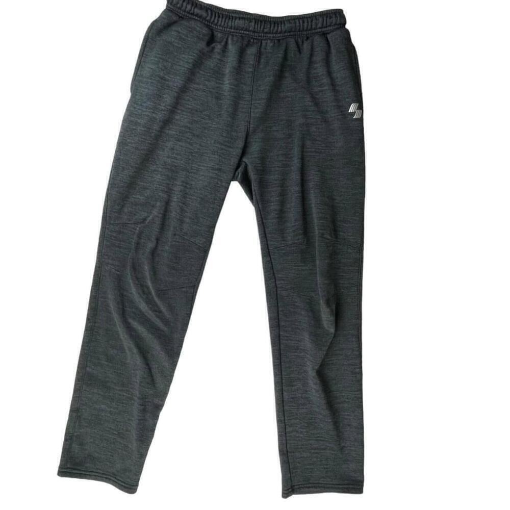Place Sport Sweatpants Boys 2XL Gray Fleece Lined Logo Pull On Elastic Waist